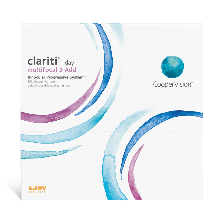 clariti® 1 day multifocal 3 Add 90pk