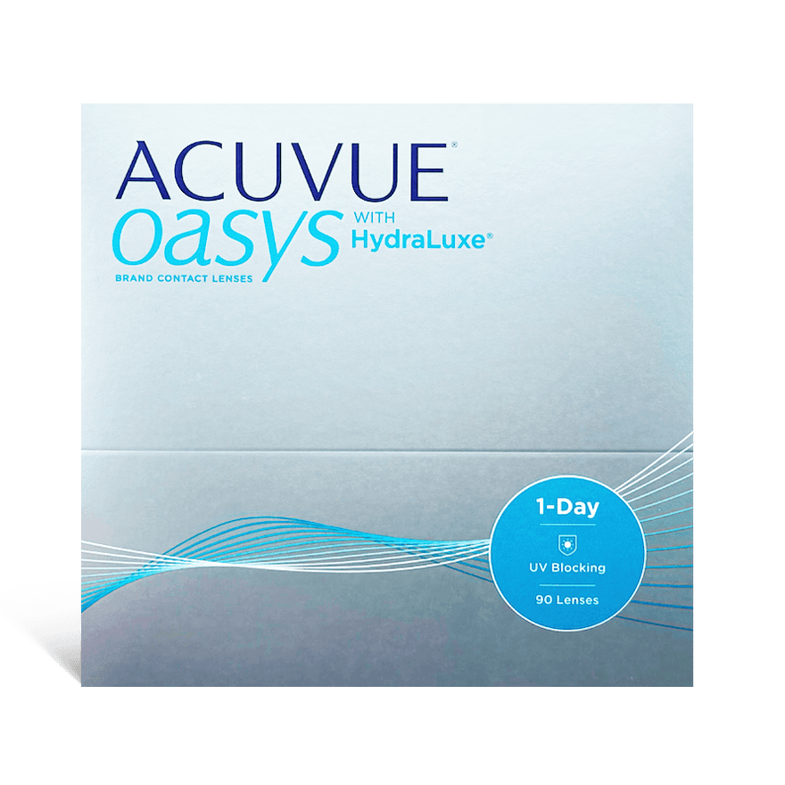 ACUVUE OASYS 1-Day with HydraLuxe 90pk