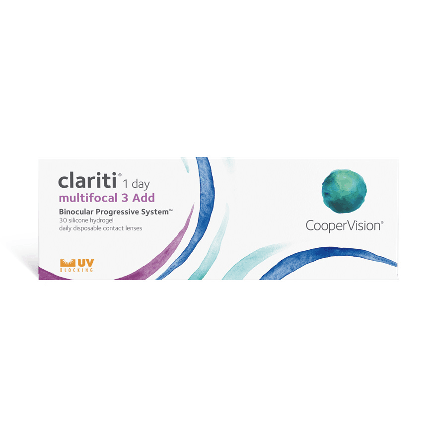 clariti® 1 day multifocal 3 Add 30pk